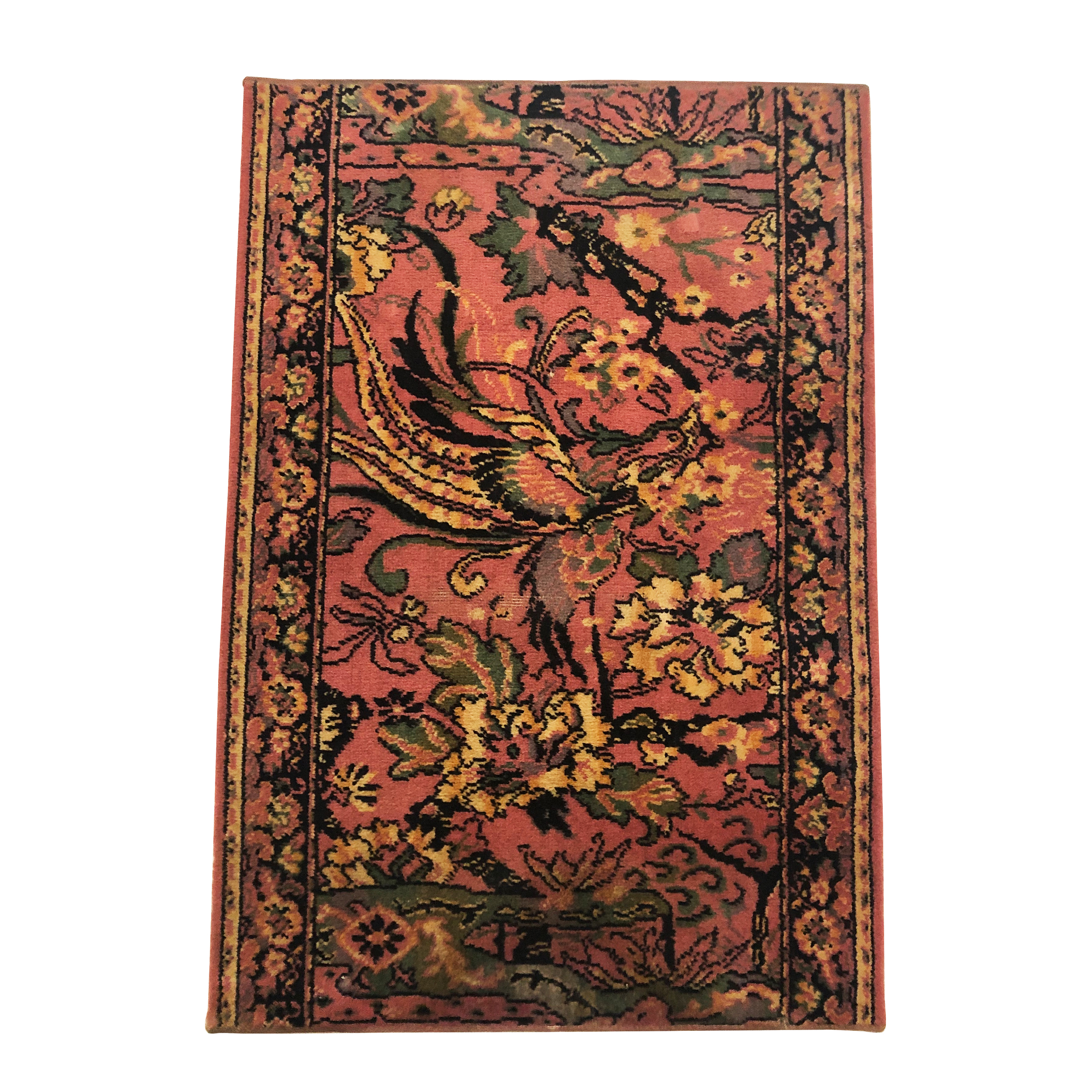 Antique Mj Wilton Whittall Birds of Paradise Anglo Persian Rug 2x3 ...