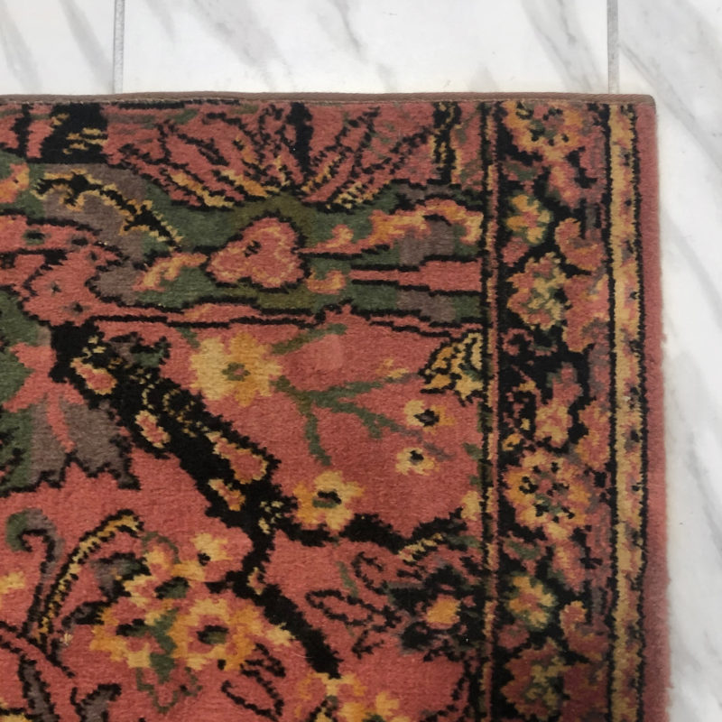 Antique Mj Wilton Whittall Birds of Paradise Anglo Persian Rug 2x3