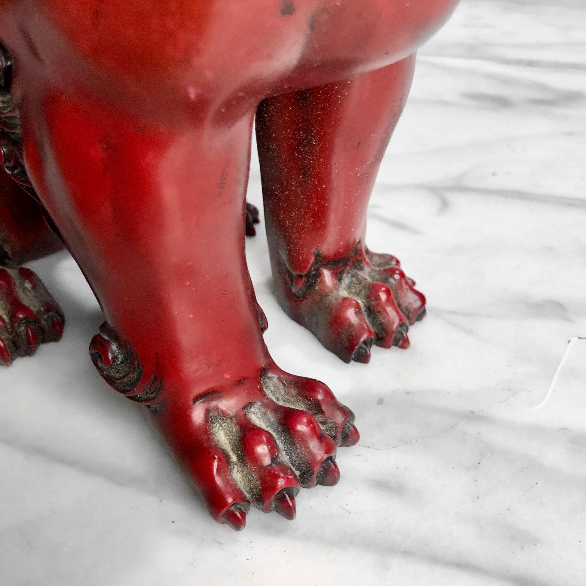 dog resin statues