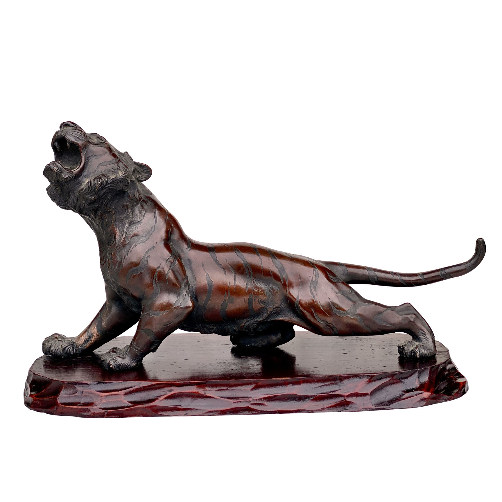 antique tiger statue