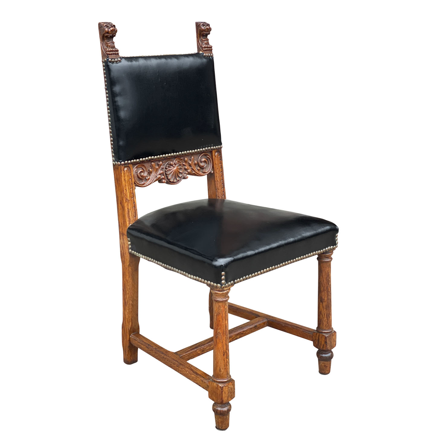 Lion head 2024 chair antique