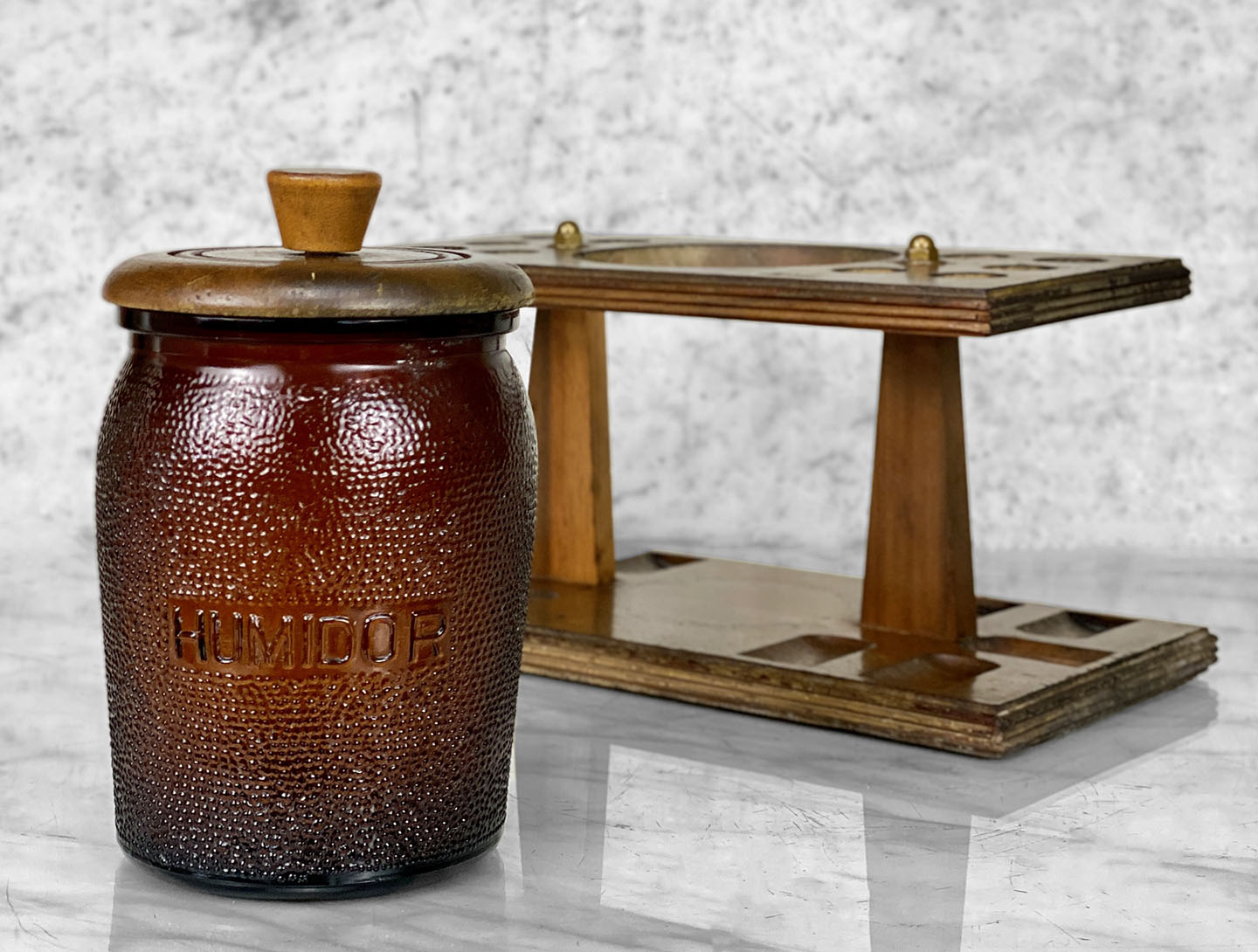 Glass Jars With Hand-Turned Walnut Wooden Lids