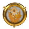 Vintage Italian Hollywood Regency Brass Dried Flower Ashtray