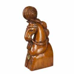 Vintage 17" Traditional Equestrian Show Horse Carved Wood Sculpture