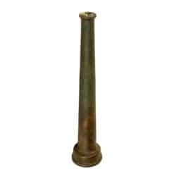 Antique 10" Brass Fire Fighter Hose Nozzle