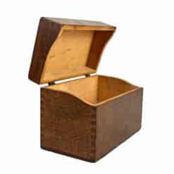 Vintage Traditional Wood Card Catalog File Library Box