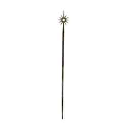 Antique Victorian Architectural Copper Lighting Rod Stem Garden Accent