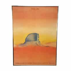 Vintage Abstract Surrealist Folon Sphinx Framed Wall Art Print