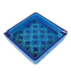Mid-Century Italian Aldo Londi Rimini Blue Bitossi Cigar Ashtray