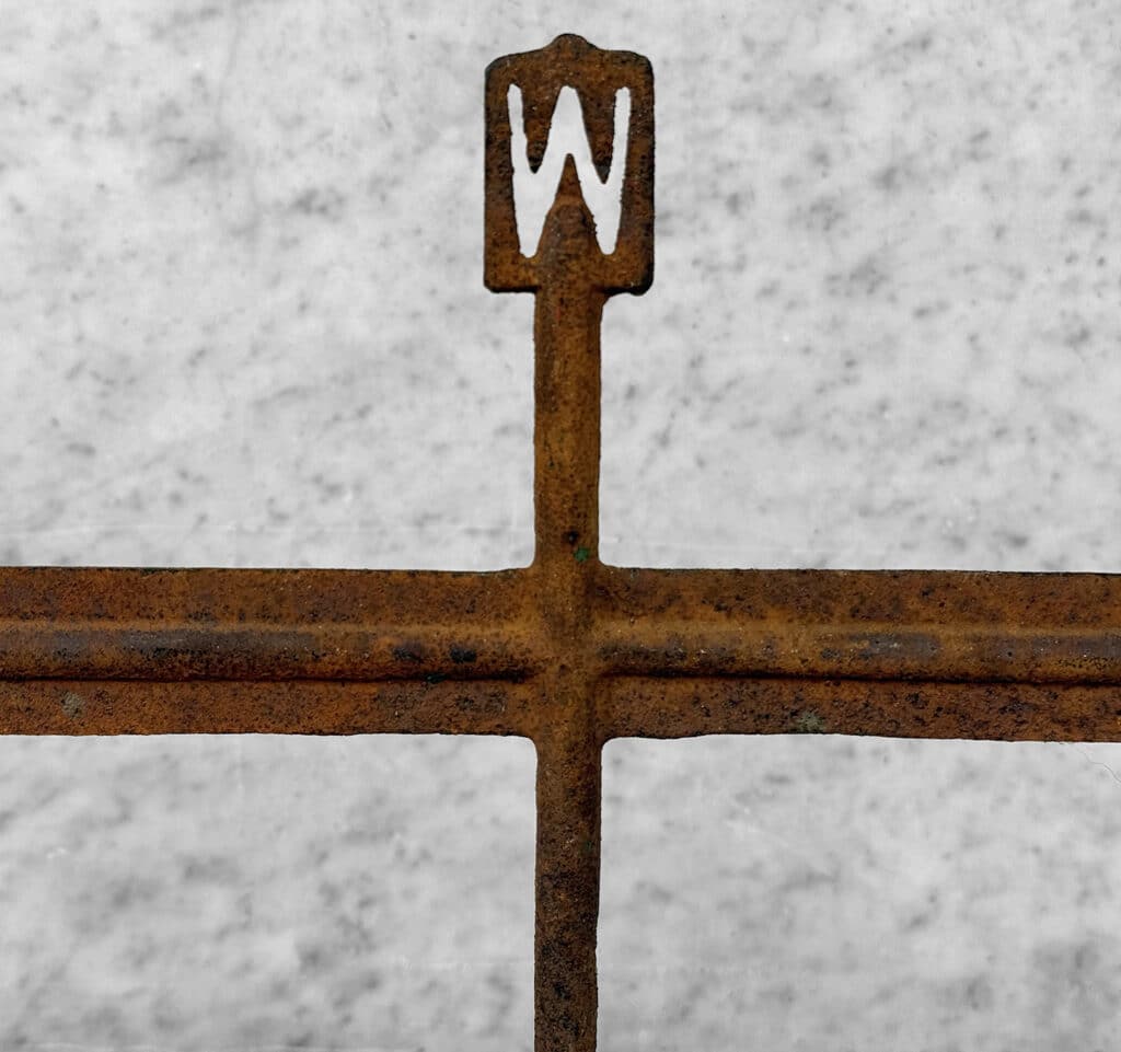 Antique Primitive General Store Warren’s Cast Iron Display Rack ...