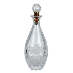 Vintage Victorian Crystal Liquor Decanter w/ Hans Turnwald Stopper