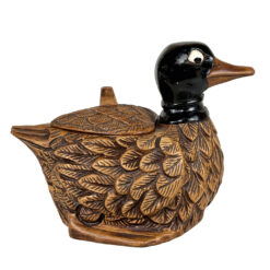 Mid-Century 12" Ceramic Duck Cookie Jar