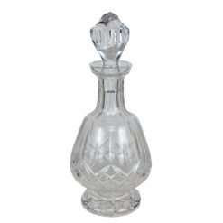 Antique 12" Victorian Crystal Liquor Decanter w/ Stopper