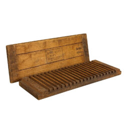 Antique German 20-Row Wood Cigar Mold