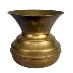Vintage English Traditional Brass Tobacco Porch Spittoon