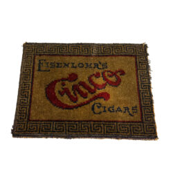Antique Cigar Store Eisenlor's Cinco Counter Change Mat