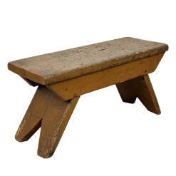 Antique Primitive Farmhouse Milking Foot Stool