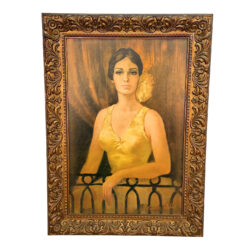 Vintage Spanish Revival "Carmen" Framed Print by Barbara Weber - 3x4