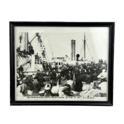 Vintage Black & White Photograph S.S Valencia Seattle During Klondike Gold Rush