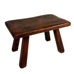 Vintage Colonial Maple Footstool by Cushman