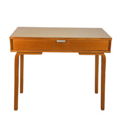 Mid-Century Modern Thonet Bentwood Blonde Console Table Writing Desk